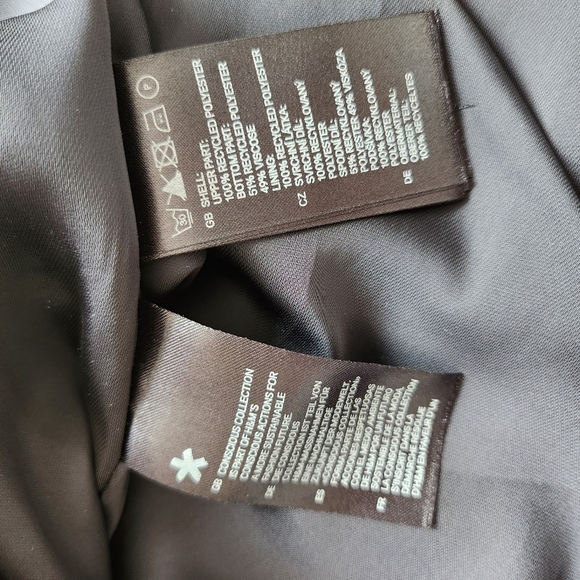 H&M Black Mini Dress with Velvet Floral Details Size 6 - Picture 8 of 8